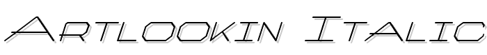 Artlookin Italic font